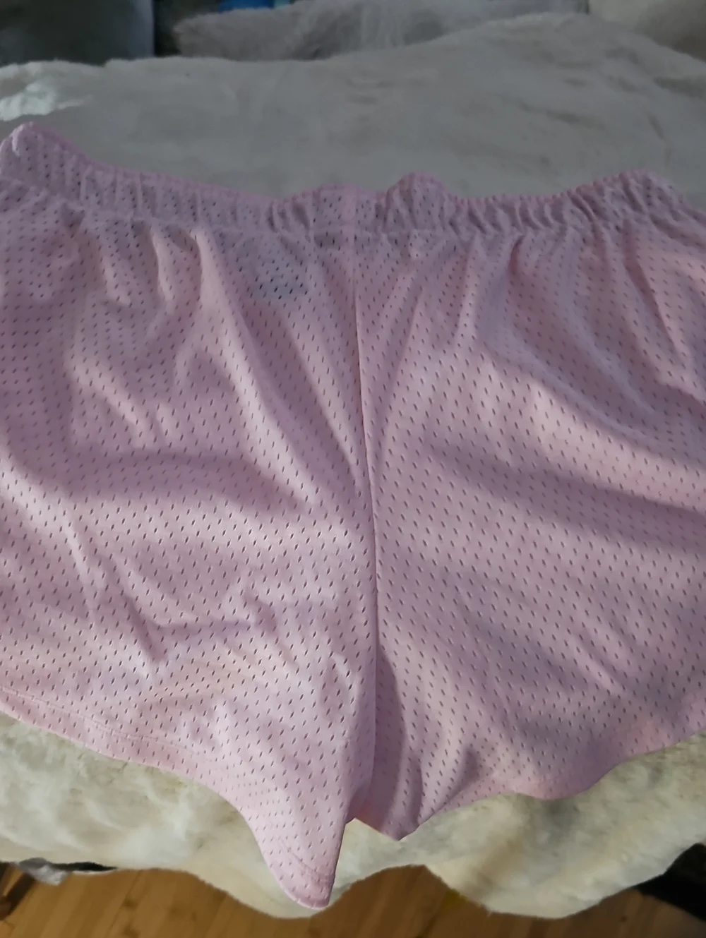 Champion Women's Pink Mesh Athletic Shorts